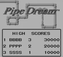 Image n° 4 - screenshots  : Pipe Dream